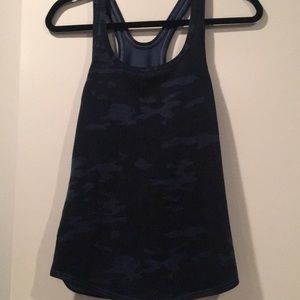 Lululemon blue camo sports tank! Great for gym